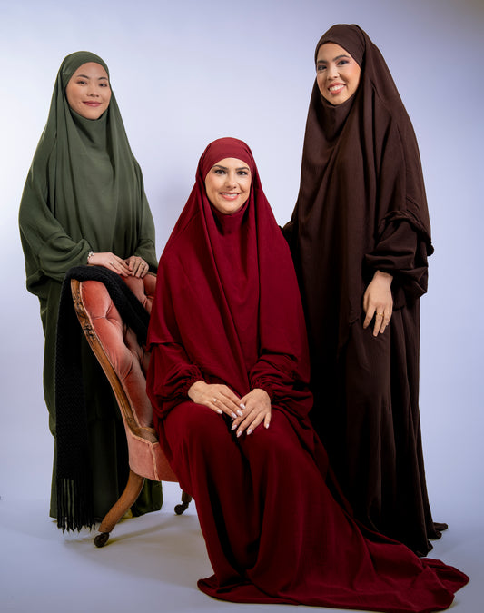 Warda Khimar Abaya